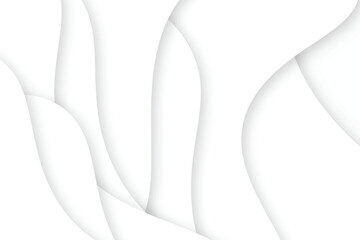 Obraz premium Background white waves presentation