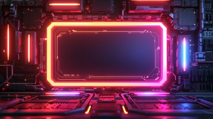 abstract technology background with circuit board