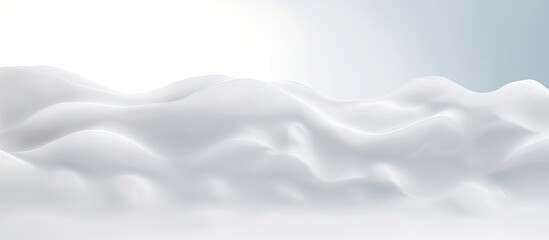 Copy space image with a background of pure white foam