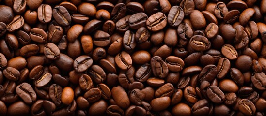 Obraz premium Copy space image of coffee beans