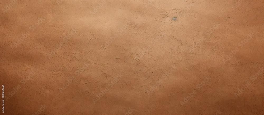 Poster background of dark brown paper with grain texture perfect for copy space image