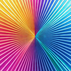 Abstract rays background in rainbow colors. Vector illustration. EPS 10.