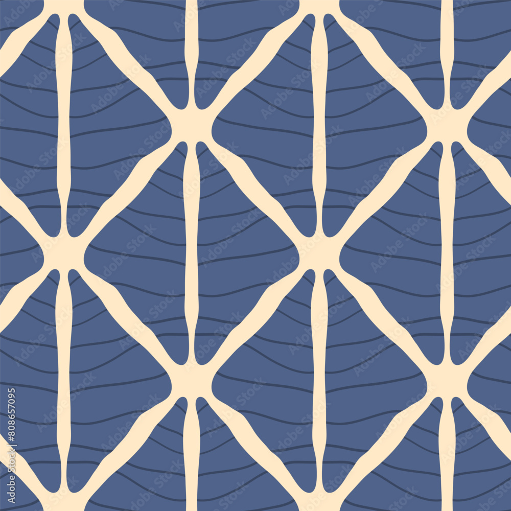Aufkleber abstract triangle shapes seamless pattern. geometric scribble elements endless background. geometric