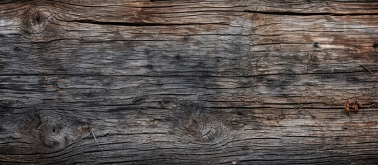 Copy space image of a texture displaying the worn and weathered appearance of scratched wood