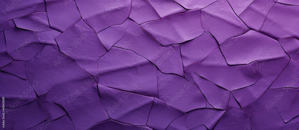 Poster abstract architectural surface with a purple stucco texture serving as a designer interior backgroun
