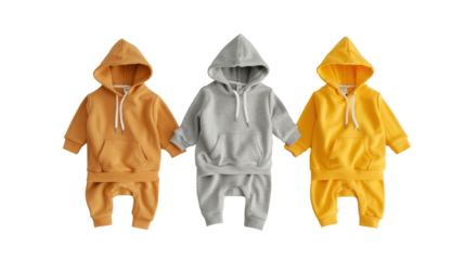 Mockup children clothes 1-3 years old, Blank mockup on transparent background, Children fashion.