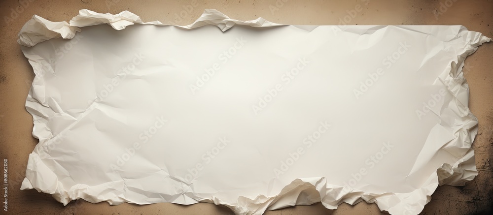 Poster a torn piece of paper with ample space available for your personalized message is featured in the im