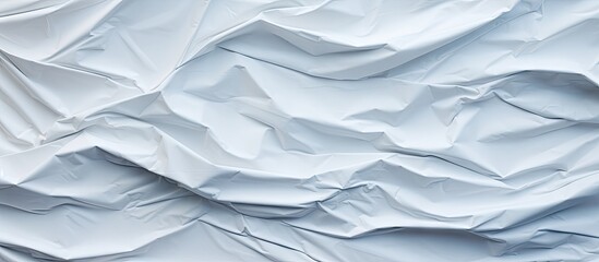 Wrinkled crumpled white paper with an abstract background Copy space image