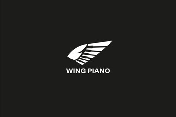 WING AND PIANO LOGO 