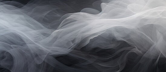 Fototapeta premium An abstract chaotic graphic pattern in shades of gray and black creates a captivating background It is reminiscent of wallpapers with variations in gray tones The image incorporates ample copy space