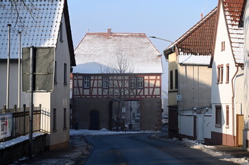 Obraz premium Altes Rathaus in Lengfeld