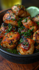 Chicken breast in garlic sauce
