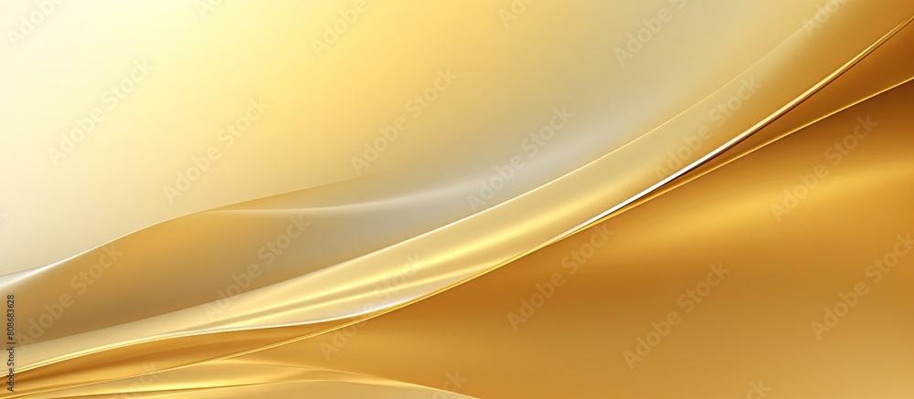 Poster there is an attractive gold colored background with a clean white area available for adding text or 