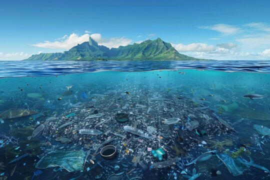 Great Pacific Garbage Patch of ocean pollution