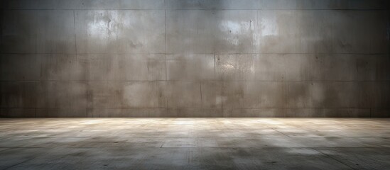 A grungy concrete wall illuminated by light offering plenty of copy space for images