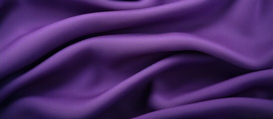 Obraz premium The seamless purple fabric has a tactile texture and serves as a background with ample copy space for images