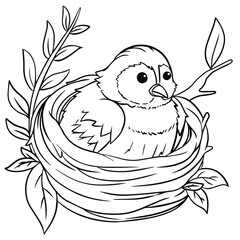 Bird Coloring Page