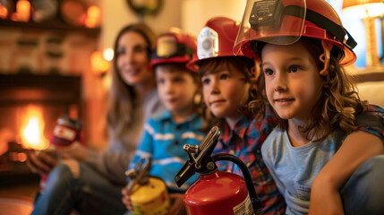 kids studying about safety - National Safety Month