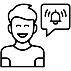 Youtuber And Influencer Outline Icon Pack