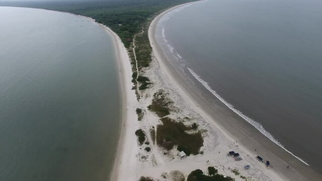 Praia do Istmo, Ilha do Mel - Paranagu&aacute;, Paran&aacute;, Brazil