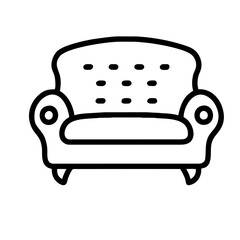 sofa isolated on white background