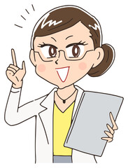 医師 美容研究家の女性