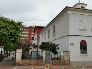 Begoña Theater and Our Lady of Carmen Parish in Puerto de Sagunto