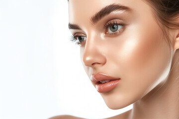 Naklejka premium still photography for beauty company isolated white background
