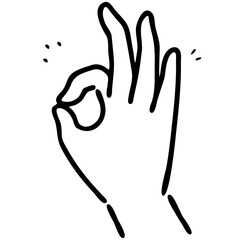 Obraz premium hand with ok