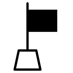 Flag - vector icon.