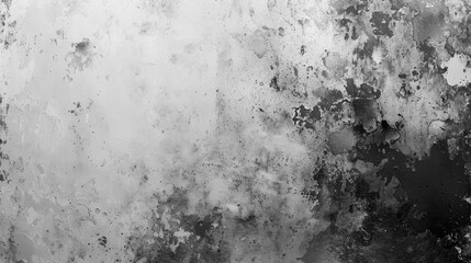 Monochrome Grainy Background: Black, White, Gray Noisy Texture for Minimal Grunge Banner, Header, Poster, Cover Backdrop Design