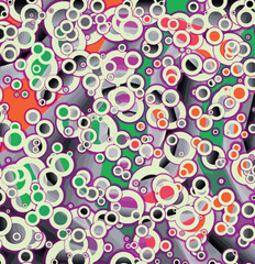 Colorful abstract background . Digital image with a psychedelic stripes. Argent base for website, print, basis for banners, wallpapers, business cards, brochure, banner