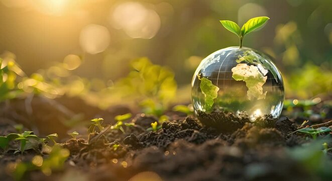 Understanding and building a sustainable green world for a better future. Concept Sustainability Solutions, Eco-Friendly Practices, Green Technology, Environmental Conservation