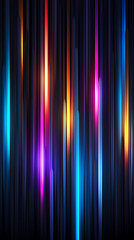 Abstract background of colorful neon lights