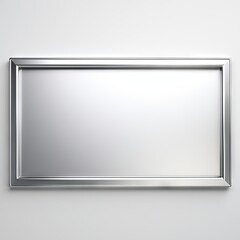 The image shows a sleek, modern frameless mirror that would be perfect for any home or office. The mirror is made of high-quality materials and is sure to last for years to come.