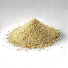 Dried lemongrass powder pale yellow color fine texture subtle shimmer Food and culinary concept