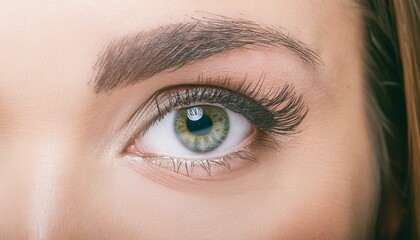Obraz premium Close up of women eye