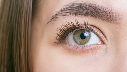 Close up of women eye
