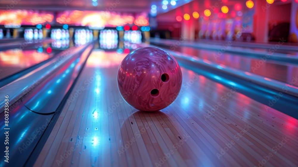 Sticker bowling game