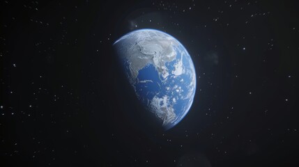 Fototapeta premium Contemplate the possibility of life beyond Earth, as scientists search