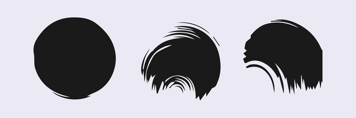 black paint brush, stroke, line, grunge. freehand drawing doodle. artistic dirty.