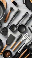 Cooking with Ease: A Collection of Kitchen Utensils Perfect for Nonstick Pans