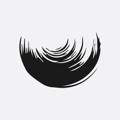 ink Brush Stroke, Dirty textures of banners, boxe, frames and design element