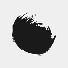 ink Brush Stroke, Dirty textures of banners, boxe, frames and design element