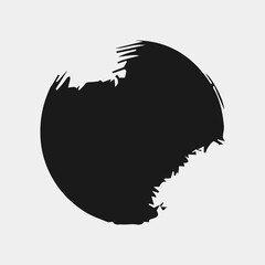 ink Brush Stroke, Dirty textures of banners, boxe, frames and design element