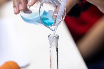 Basic Concepts of Preparing Solutions of standard chemical solvents in the laboratory.