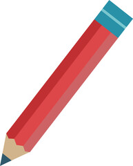 Pencil isolated on white background. Vector illustration