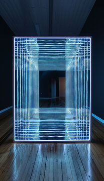 rectangle led infinity mirror