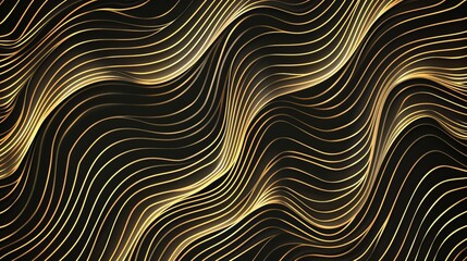 Fototapeta premium this vector abstract luxury golden wallpaper captures the essence of Art Deco elegance, offering a stunning backdrop for print, fabric,