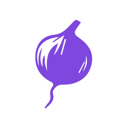 hand draw vegetable vector flat design